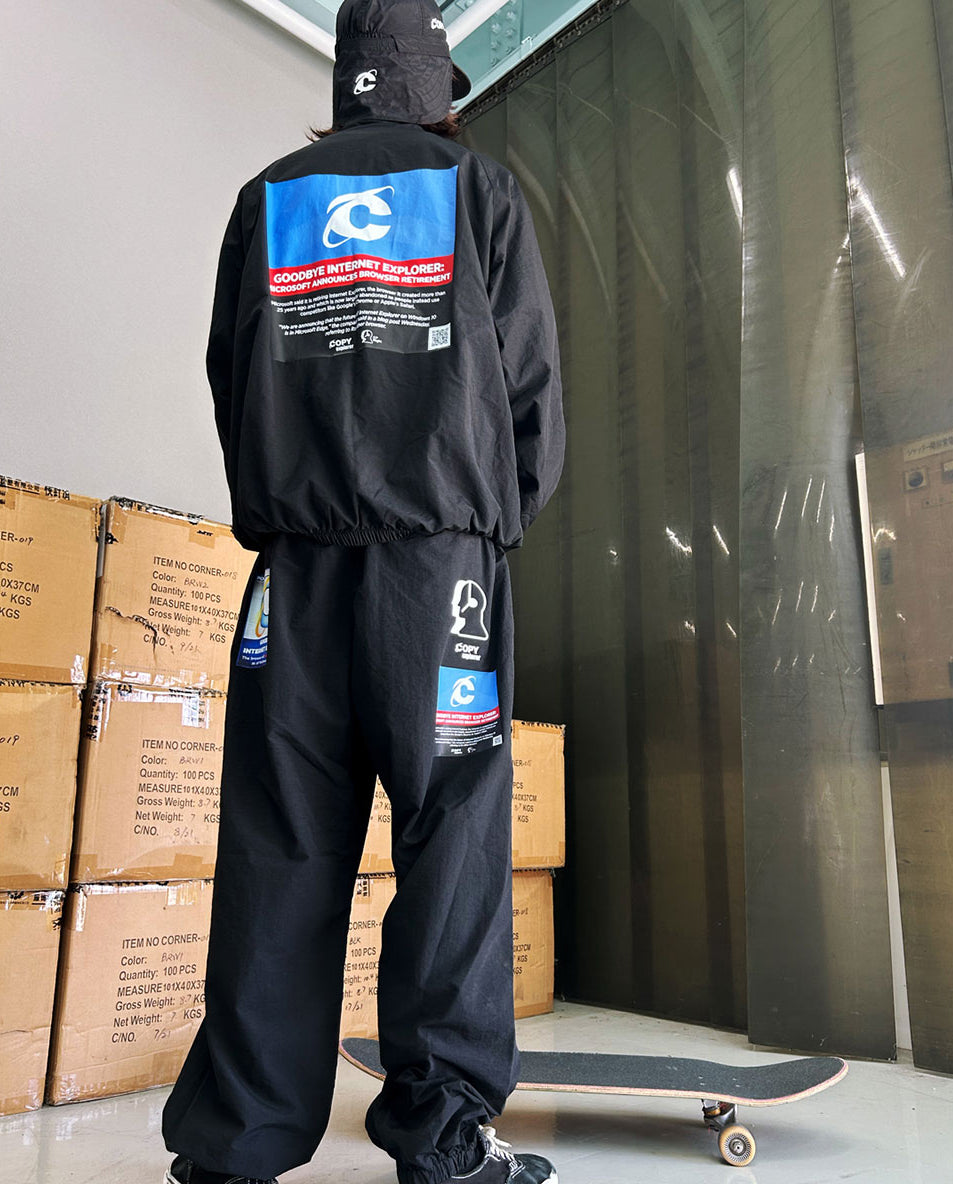 ©︎P Explorer- Nylon pants Black 6 Thinkpac IPMatter SUPERSTORE