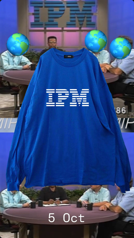IPM Courier T-LS Blue IPMatter SUPERSTORE
