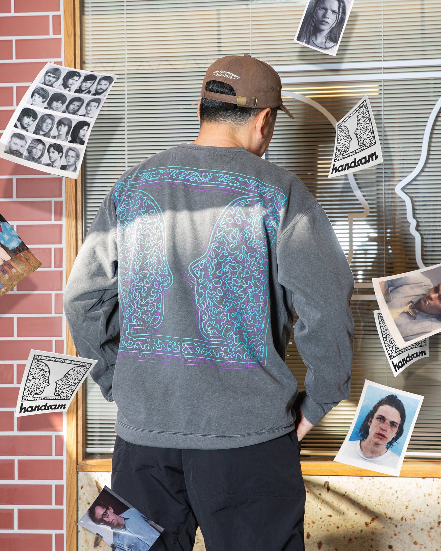 handsam × IPMatter Figure-Ground Sweatshirt