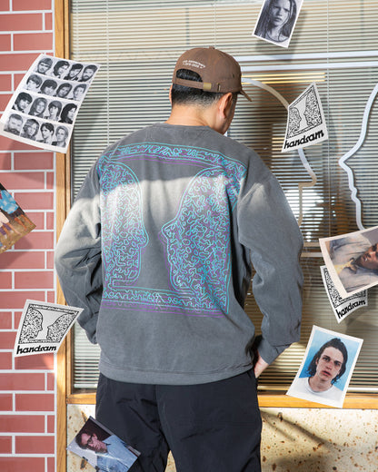 handsam × IPMatter Figure-Ground Sweatshirt