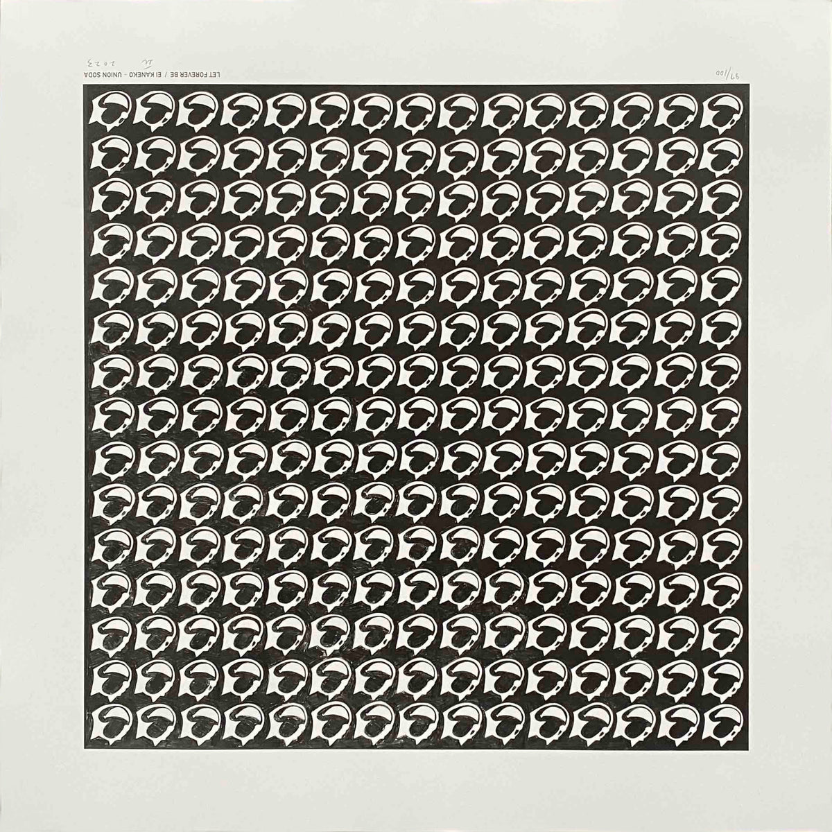 ÉI KANEKO - LET FOREVER BE Silkscreen ArtPoster [Black]