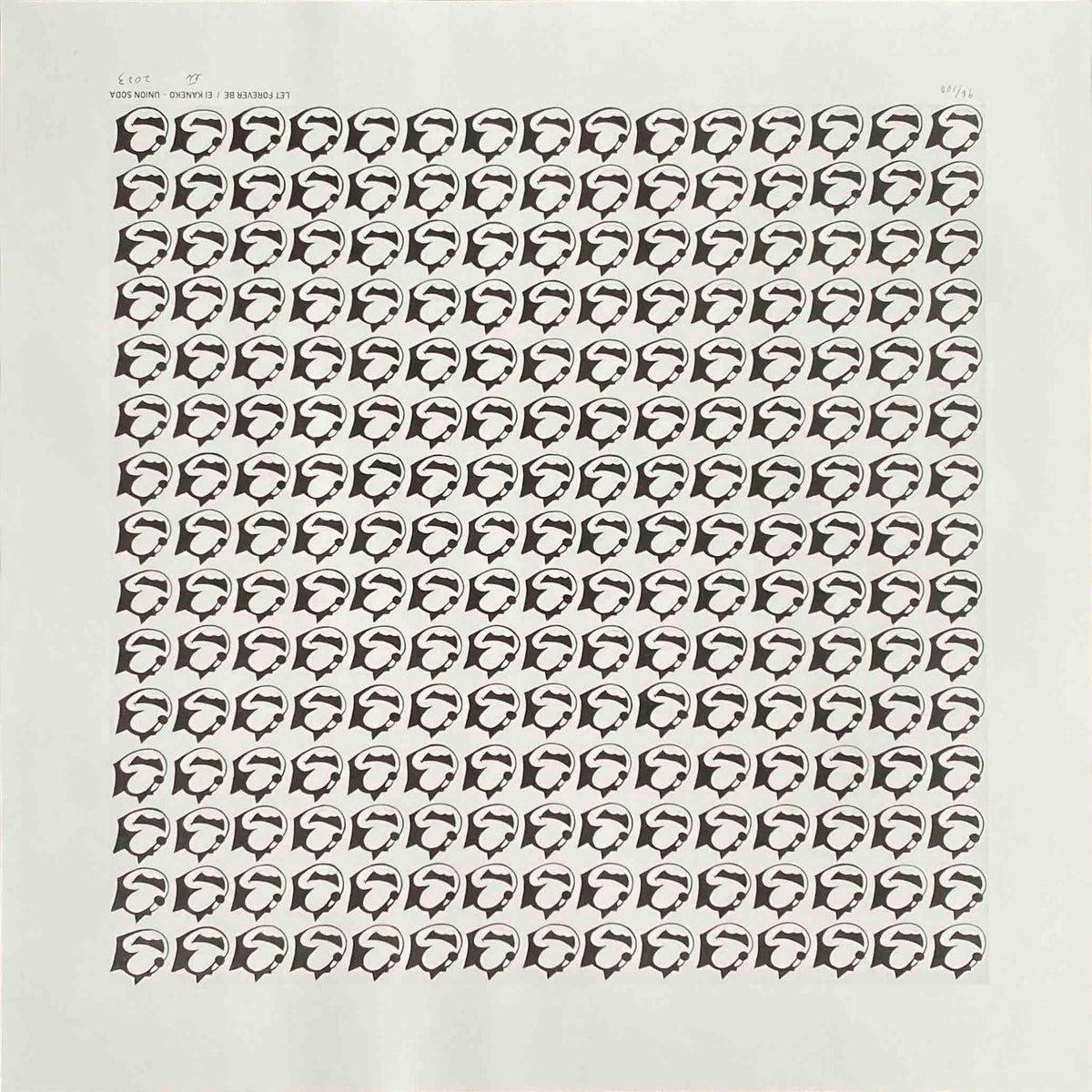 ÉI KANEKO - LET FOREVER BE Silkscreen ArtPoster [White]