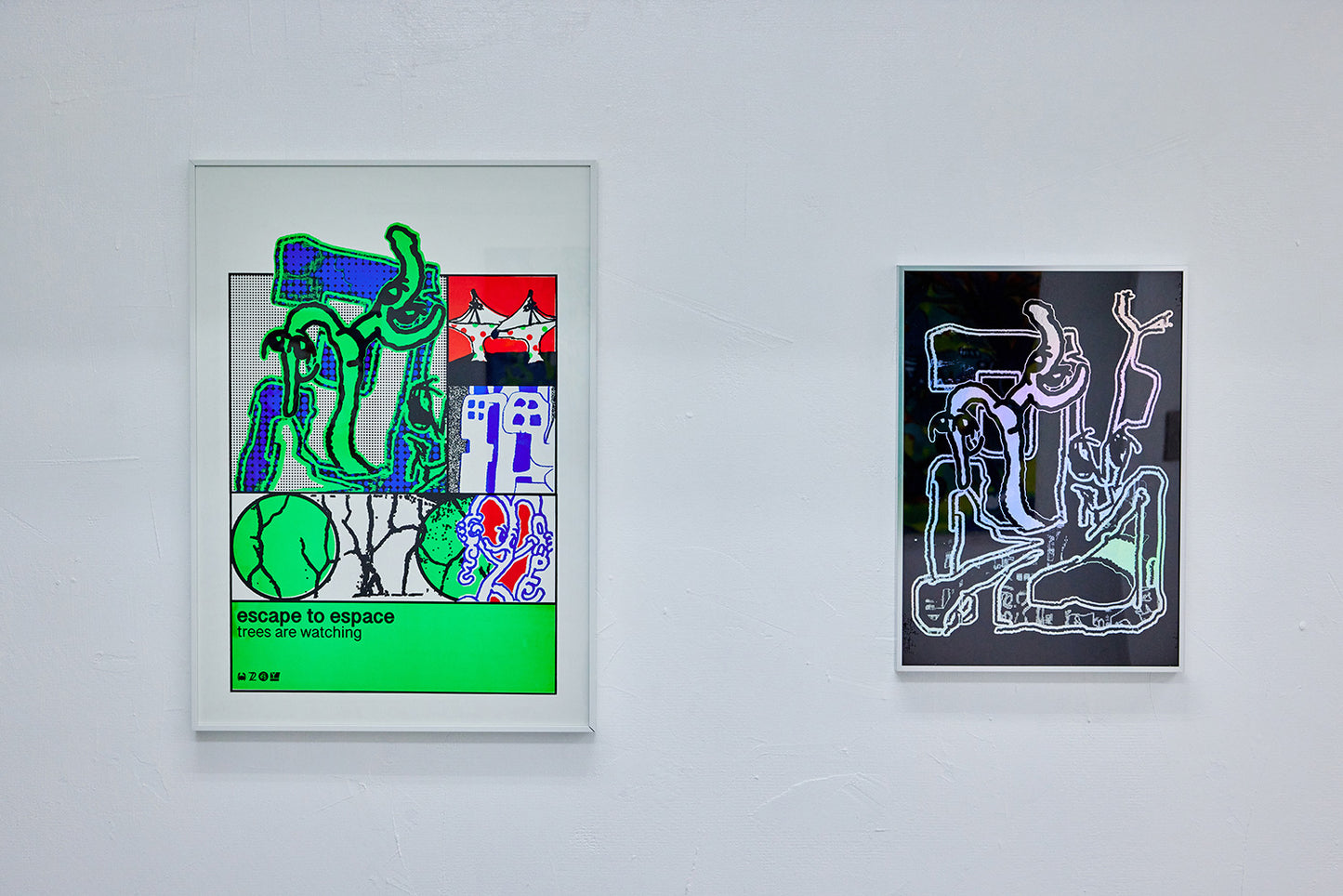 THE ESPACE OPENED Silkscreen Poster - Aki Yamamoto 2 IPMatter SUPERSTORE