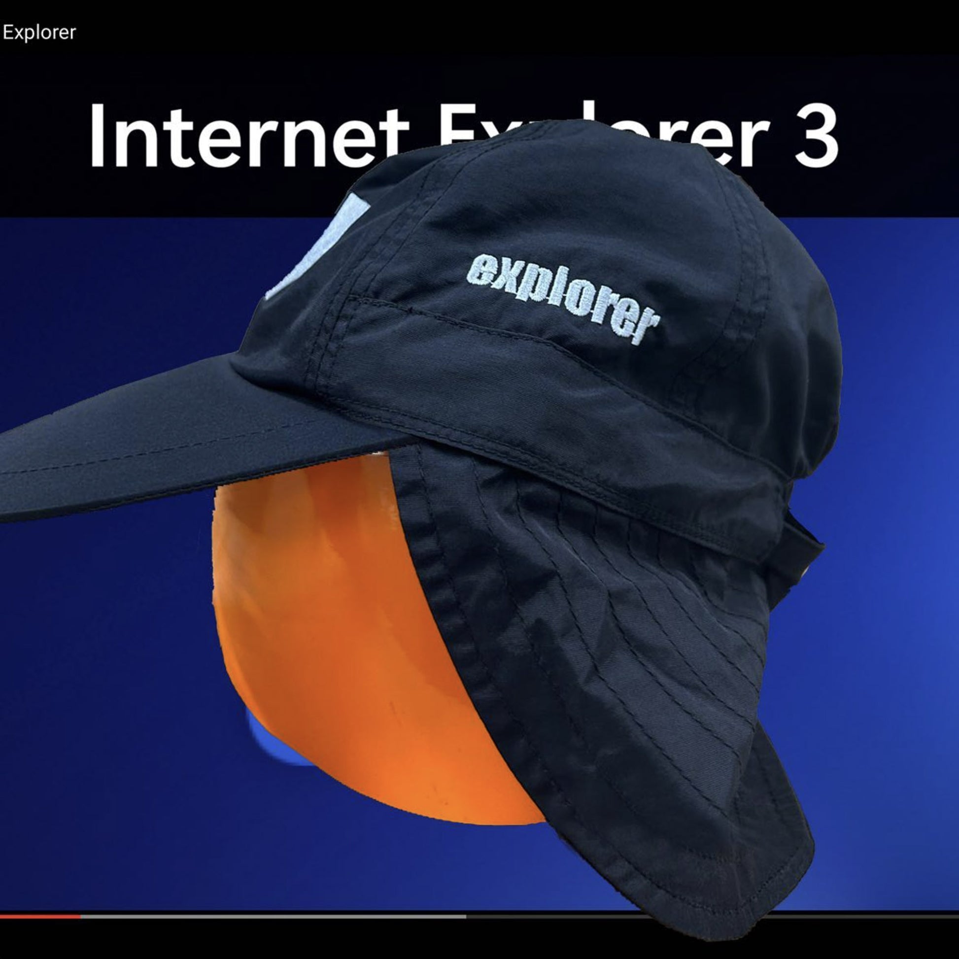©︎P Explorer- Nylon cap Black 2 Thinkpac IPMatter SUPERSTORE