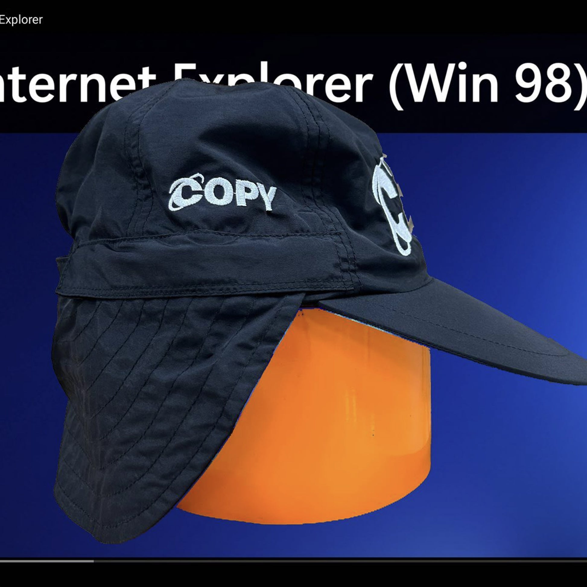 ©︎P Explorer- Nylon cap Black 3 Thinkpac IPMatter SUPERSTORE